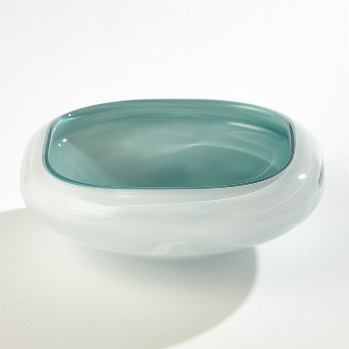 Square Cased Glass Bowl-Azure-Sm