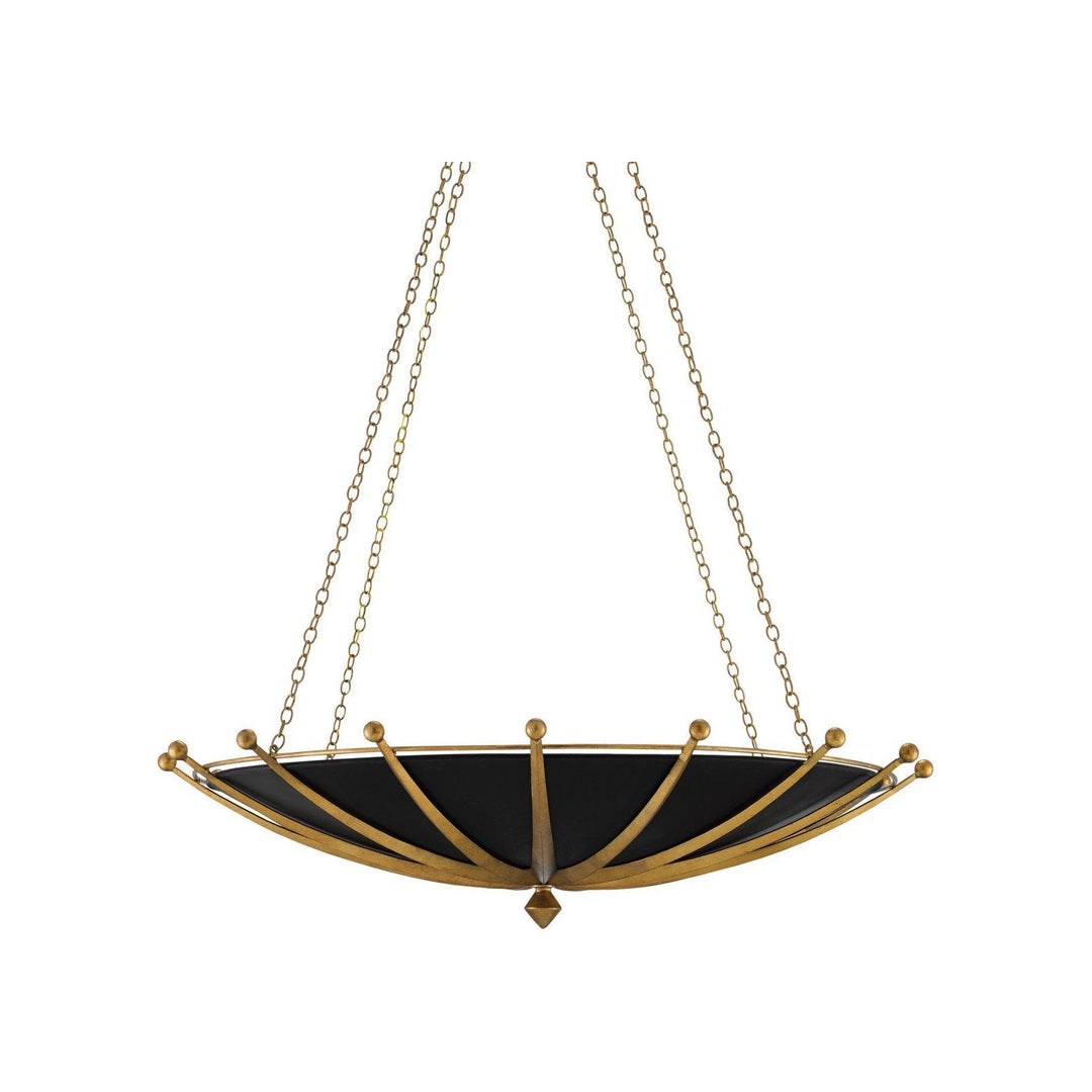 Fontaine Black & Gold Chandelier