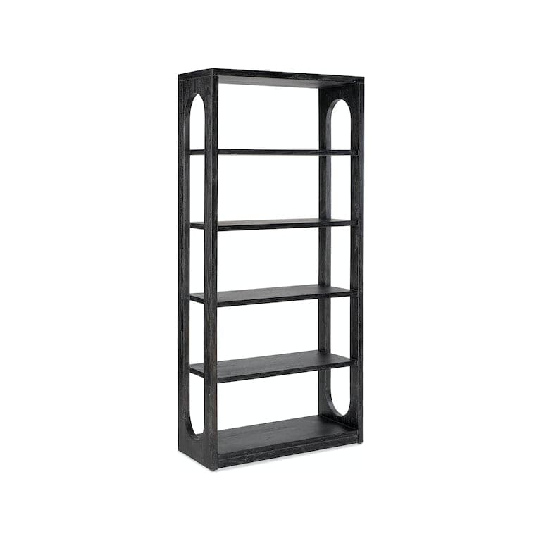 Commerce & Market Etagere - Black Wood Finish-Hooker-HOOKER-5899-10443-89-Bookcases & Cabinets-1-France and Son