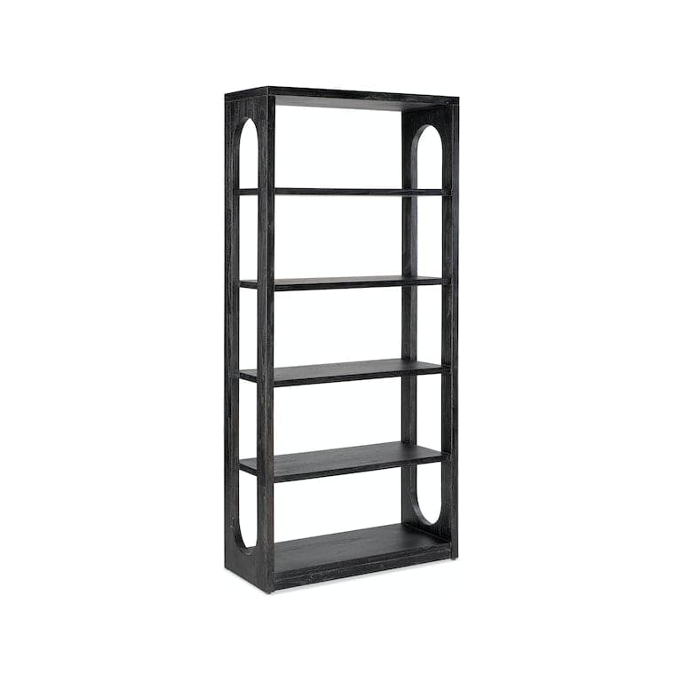 Bookcases & Etageres Commerce & Market Etagere - Black Wood Finish