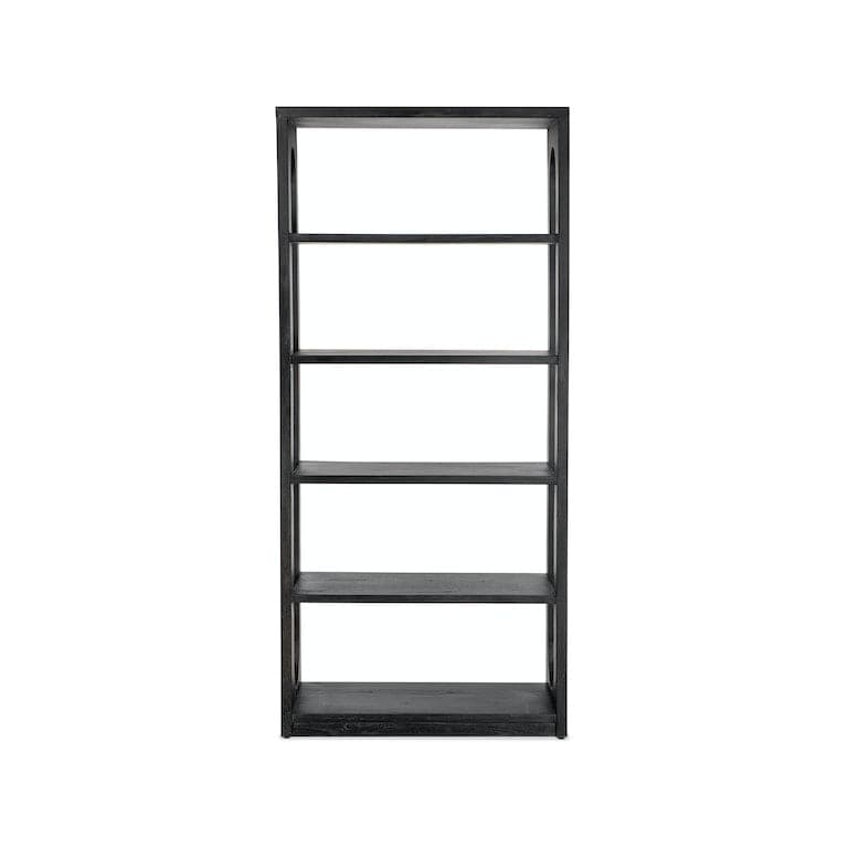 Bookcases & Etageres Commerce & Market Etagere - Black Wood Finish