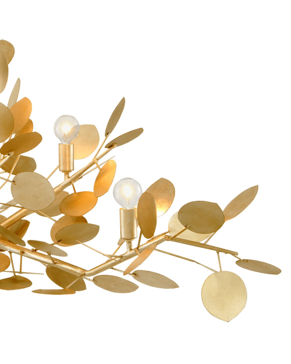 Chandeliers Lunaria Gold Oval Chandelier