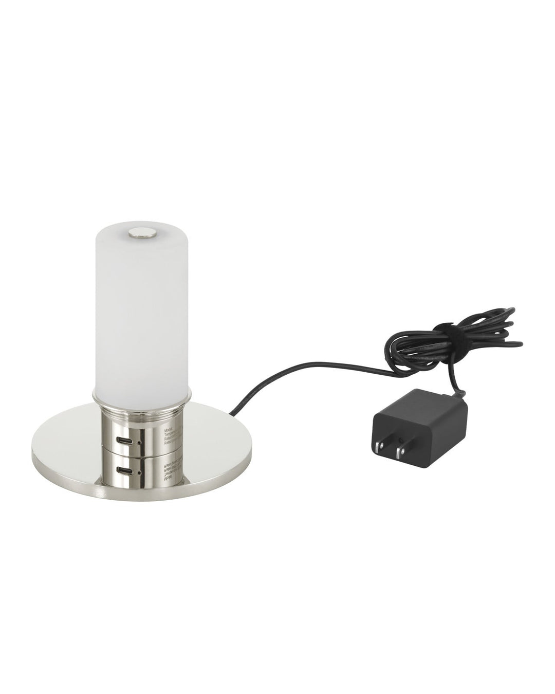 Table Lamps Gadabout Nickel Cordless Table Lamp