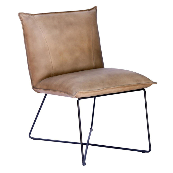 Neeko Leather Chair-The Howard Elliott Collection-HOWARD-59014-Lounge Chairs-1-France and Son