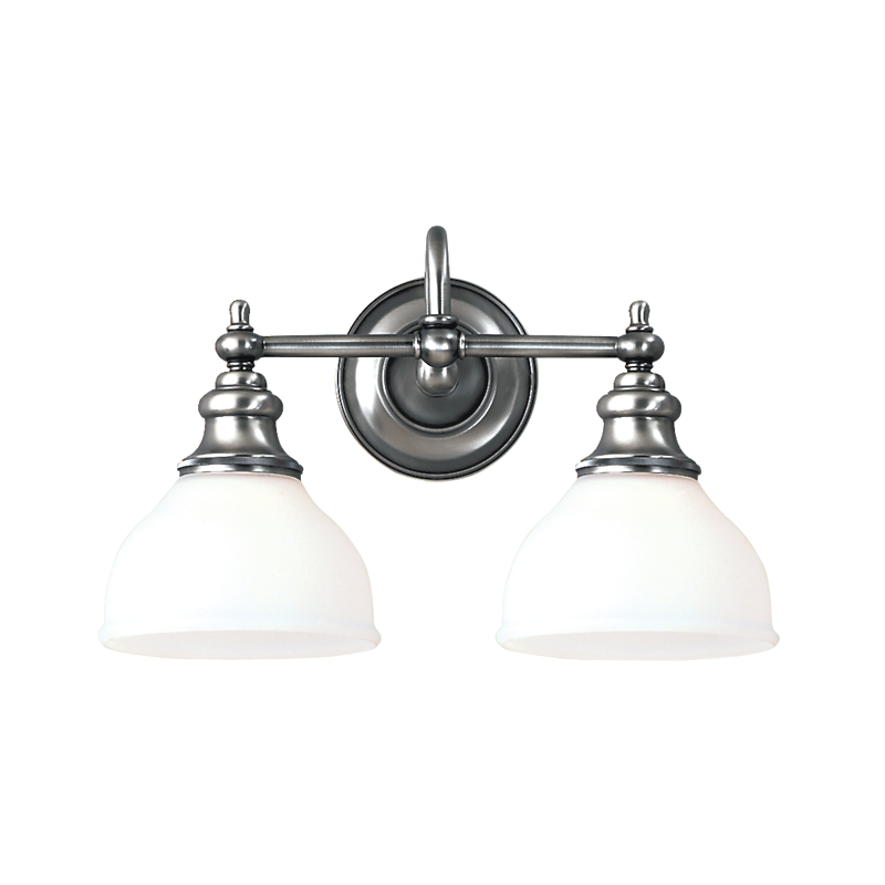 Bathroom Lighting Sutton 2 Light Bath Bracket Polished Nickel