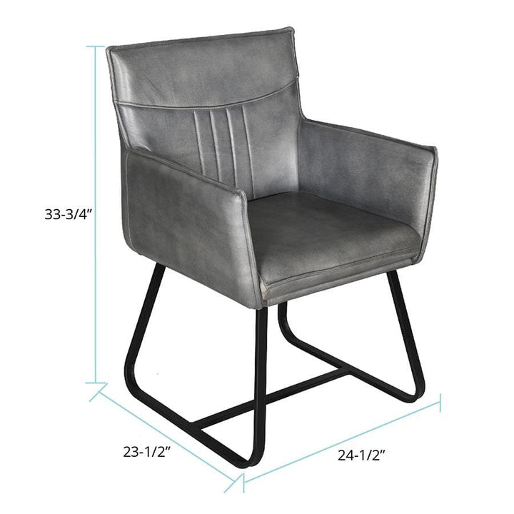 The Volterra Chair-The Howard Elliott Collection-HOWARD-59020-Lounge Chairs-5-France and Son