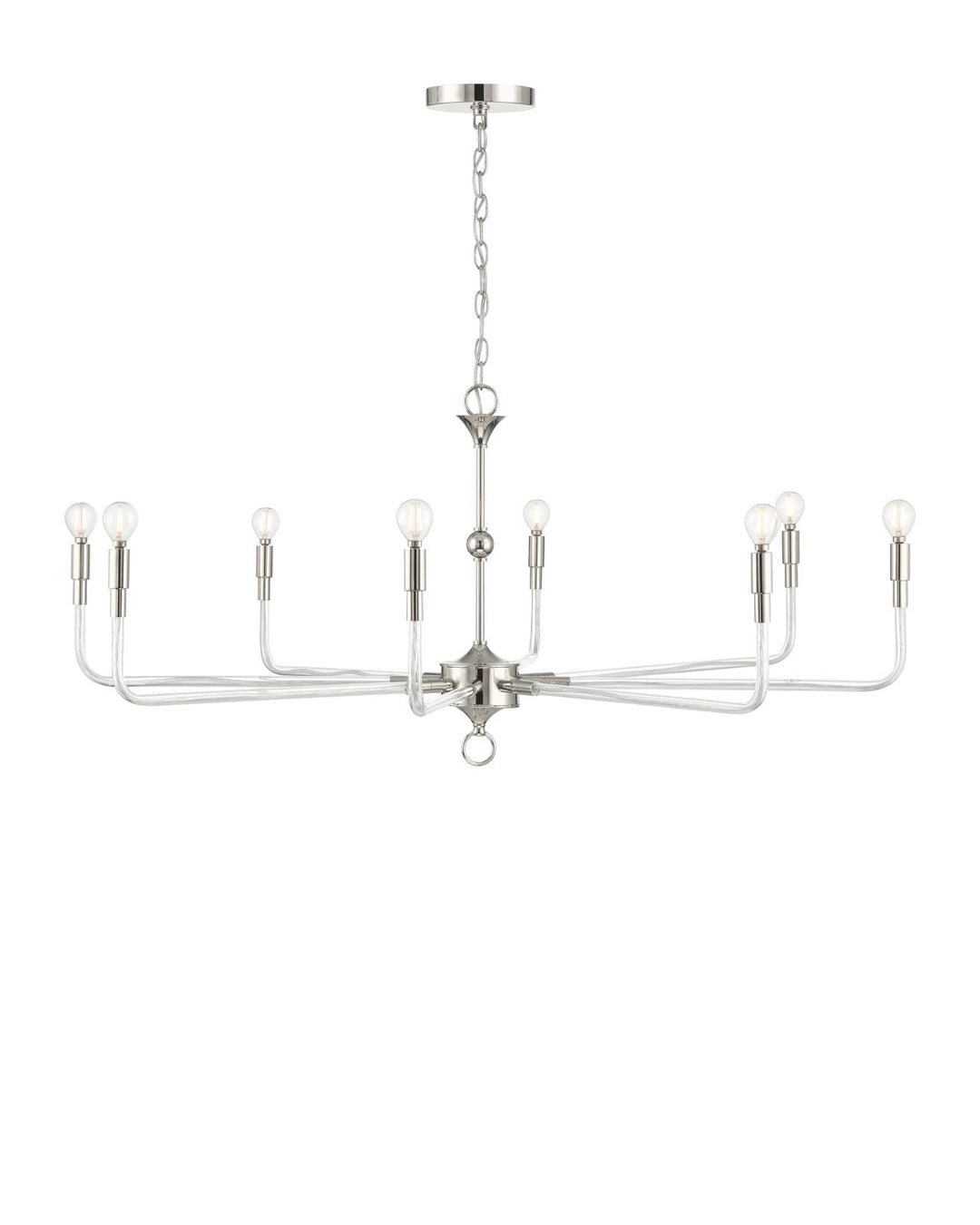 Chandeliers Nantucket Nickel Chandelier