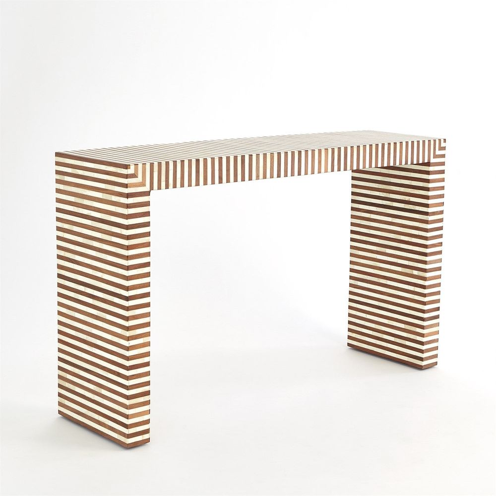 Console Tables Sienna Console-Walnut/Bone