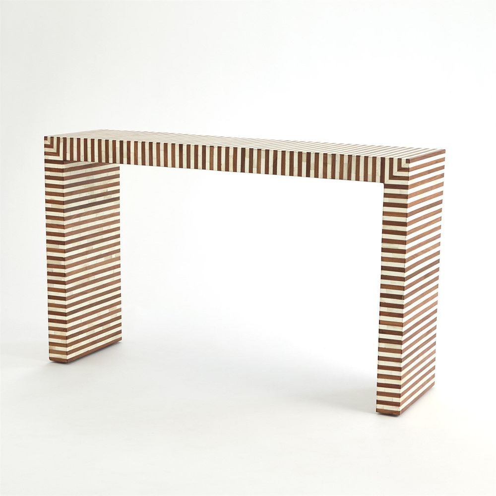 Sienna Console-Walnut/Bone