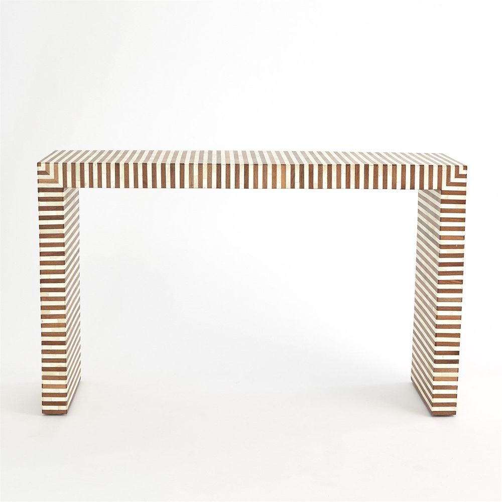 Console Tables Sienna Console-Walnut/Bone
