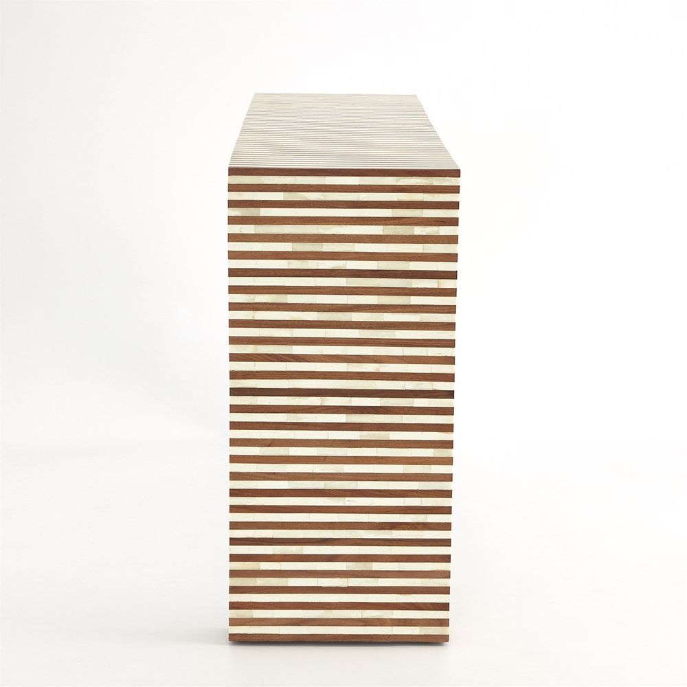Sienna Console-Walnut/Bone
