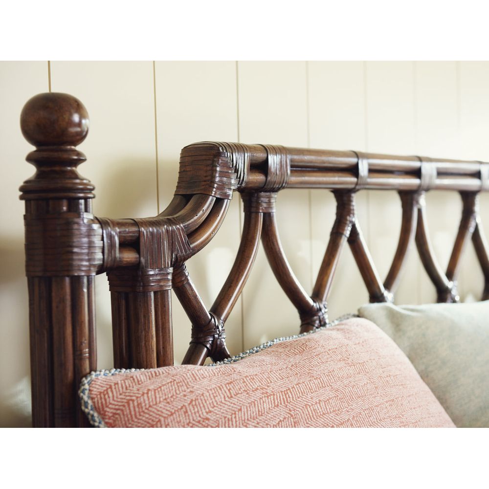 Beds Island Breeze Rattan Bed 6/6 King - Caribbean Sunset