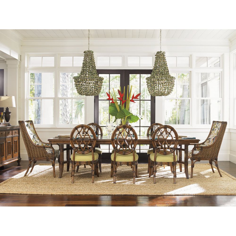 Dining Tables Fisher Island Rectangular Dining Table - Caribbean Sunset