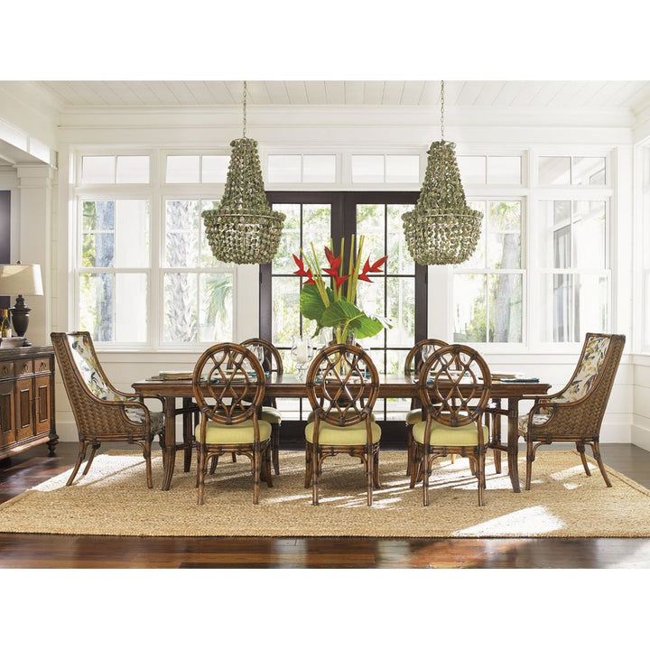 Dining Tables Fisher Island Rectangular Dining Table - Caribbean Sunset