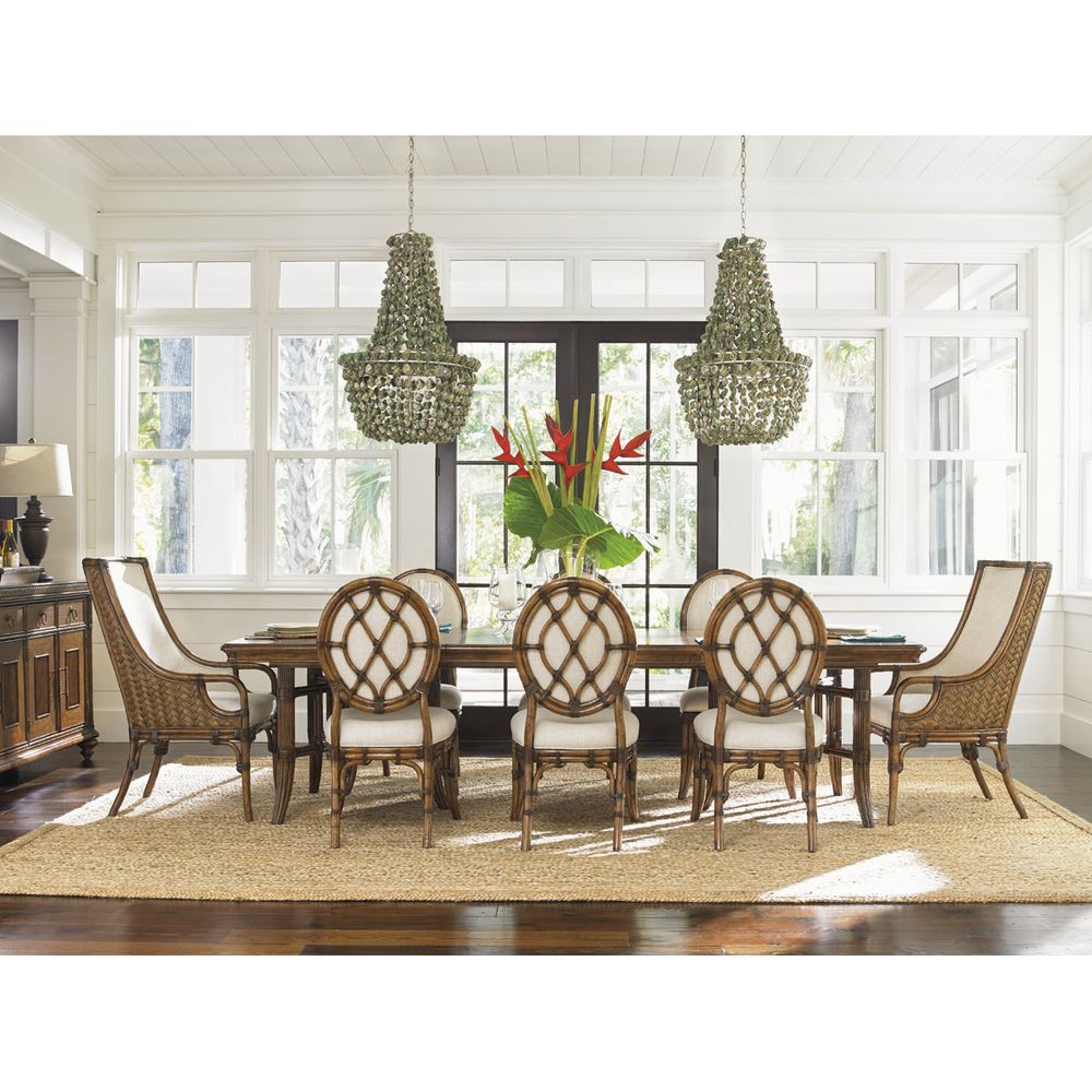 Fisher Island Rectangular Dining Table - Caribbean Sunset