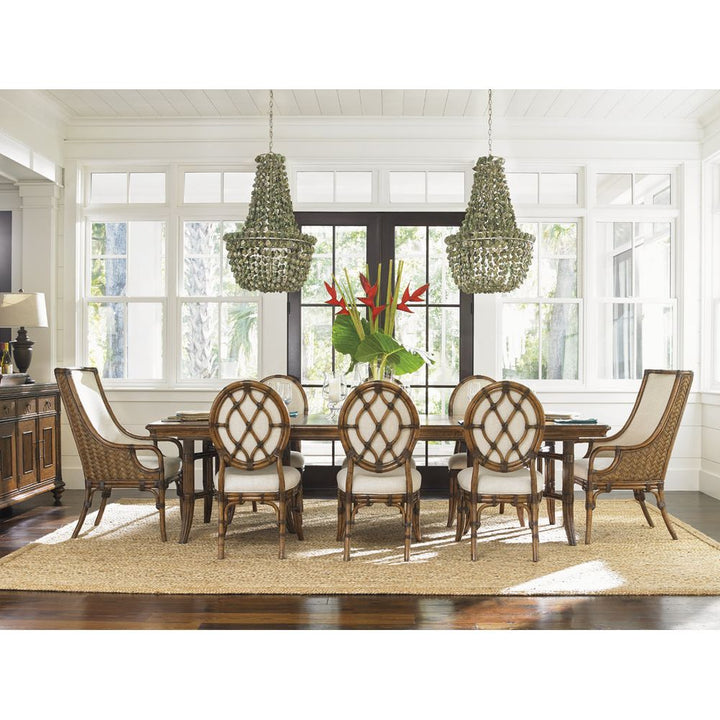 Fisher Island Rectangular Dining Table - Caribbean Sunset