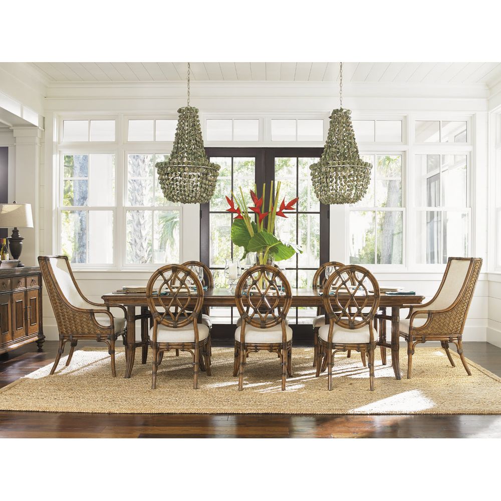 Fisher Island Rectangular Dining Table - Caribbean Sunset