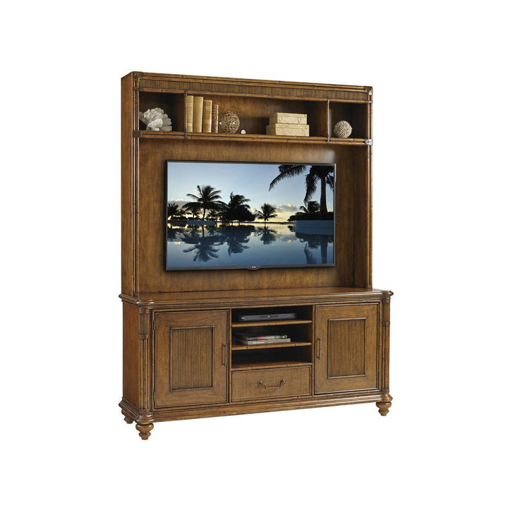 Pelican Cay Media Console - Caribbean Sunset