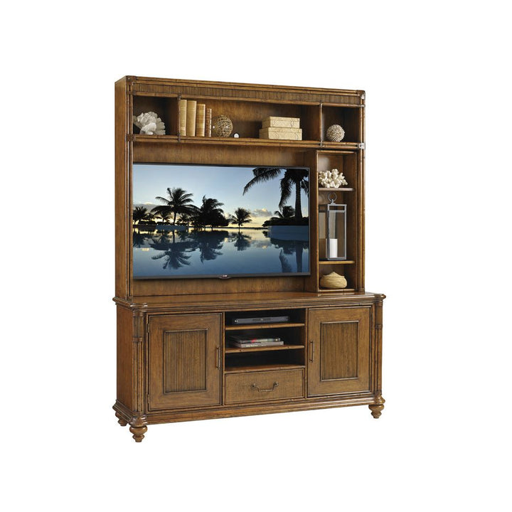 Pelican Cay Media Console - Caribbean Sunset