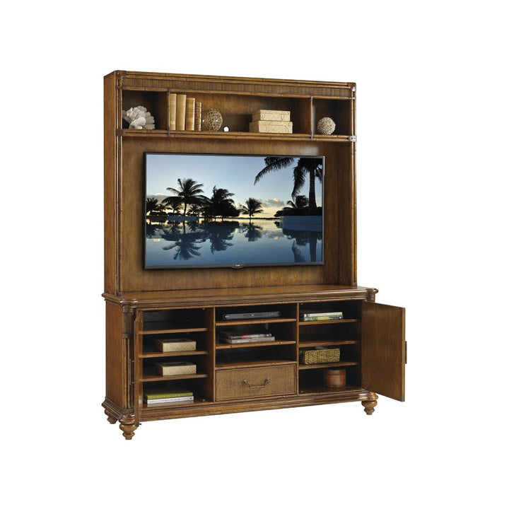 Pelican Cay Media Console - Caribbean Sunset
