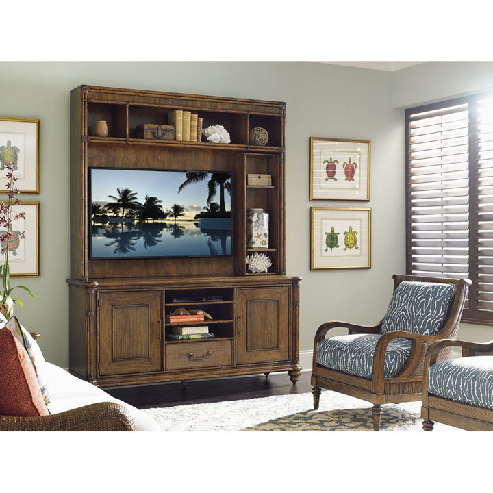 TV Stands & Media Consoles Pelican Cay Entertainment Deck - Caribbean Sunset