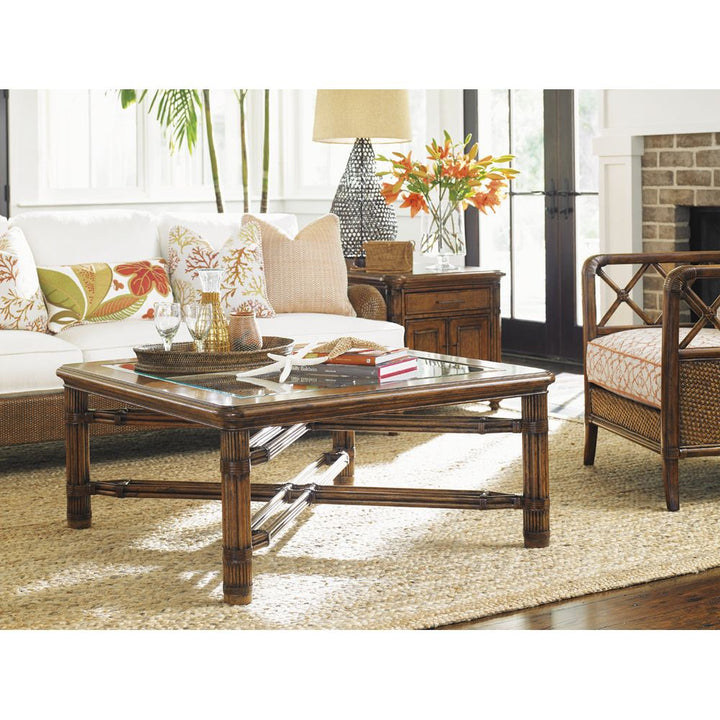 Coffee Tables Capri Square Cocktail Table - Caribbean Sunset