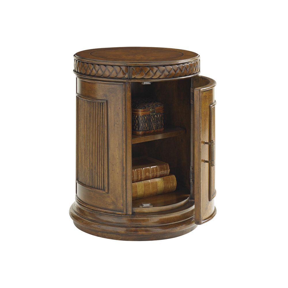 Side Tables Belize Round End Table - Caribbean Sunset