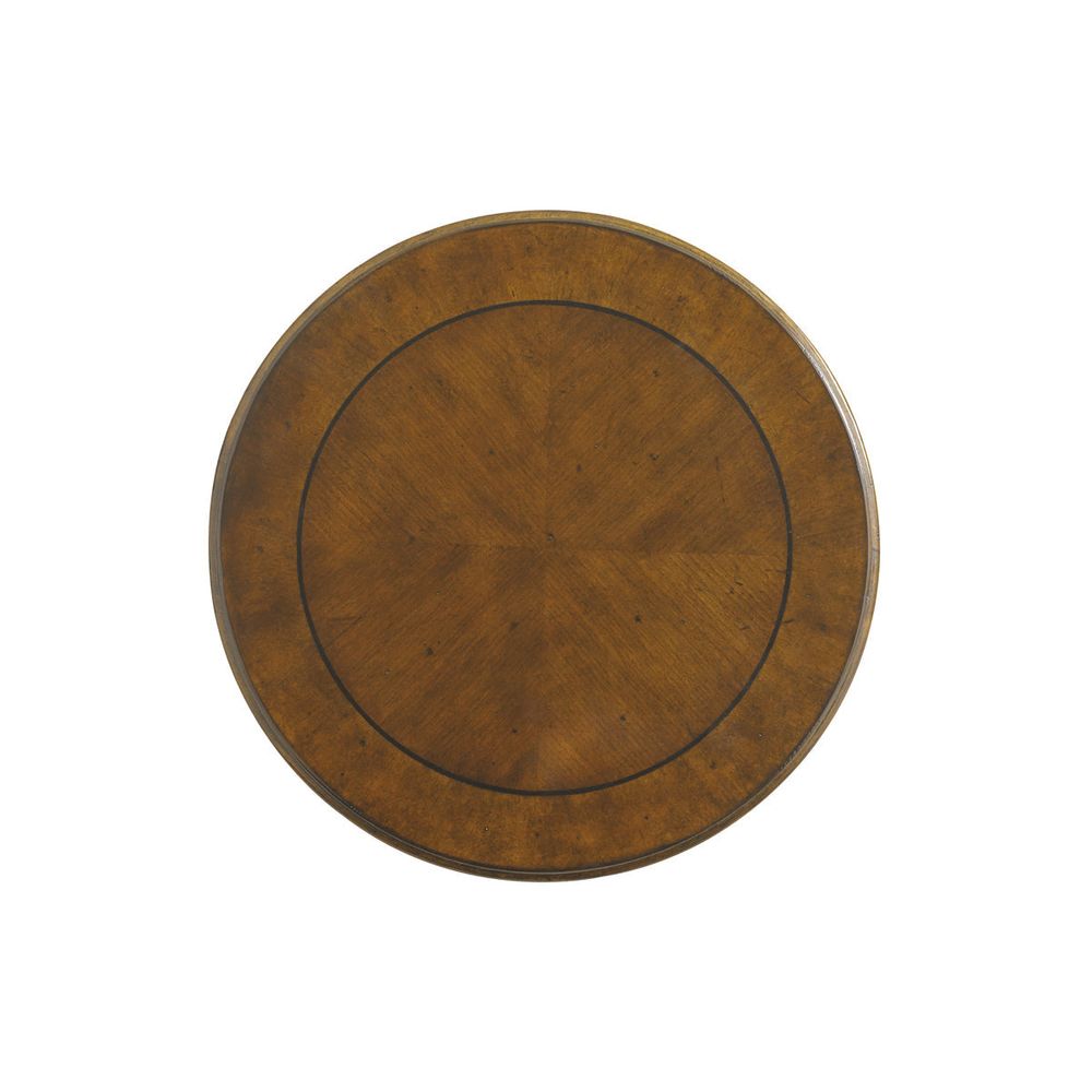 Belize Round End Table - Caribbean Sunset