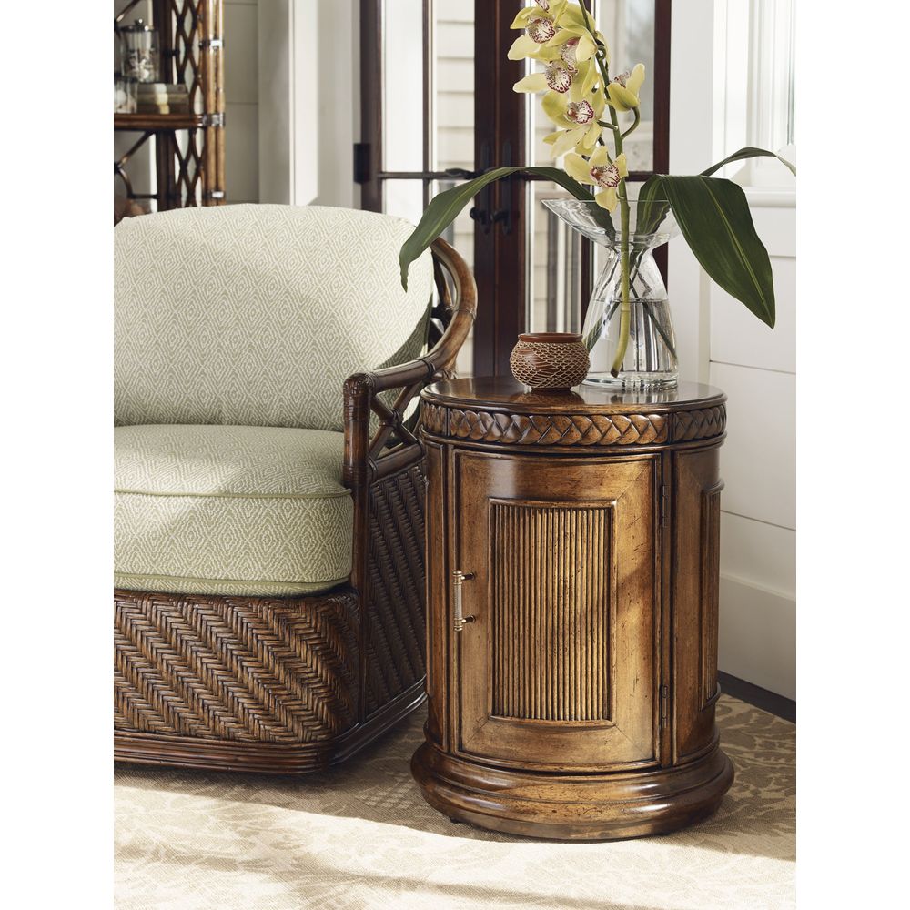 Side Tables Belize Round End Table - Caribbean Sunset