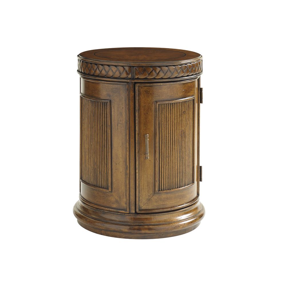 Side Tables Belize Round End Table - Caribbean Sunset