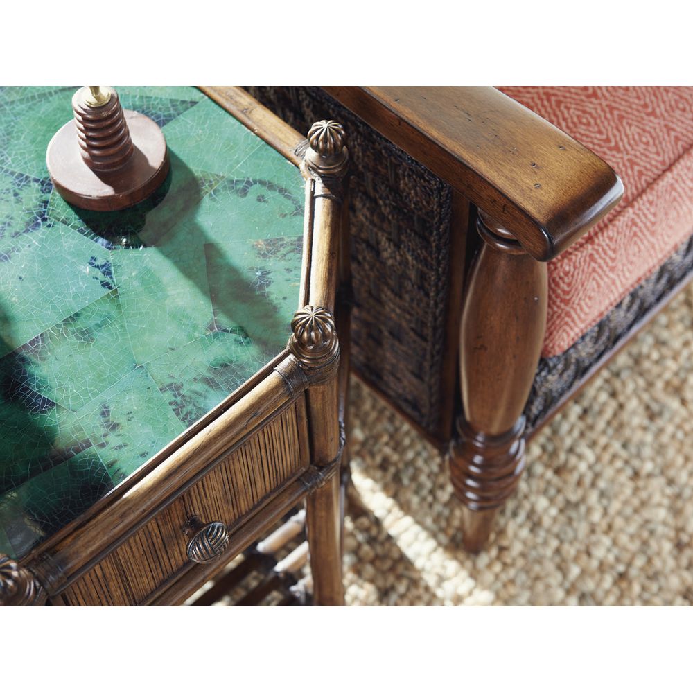 Side Tables Flamingo Octagonal End Table - Caribbean Sunset