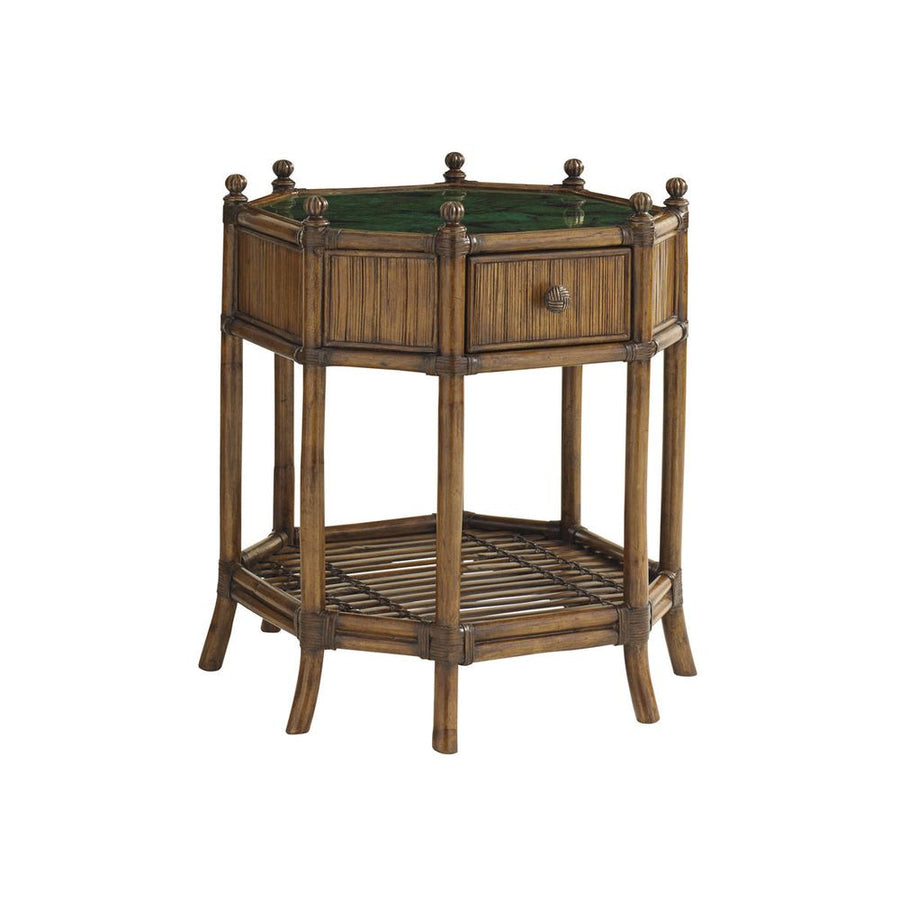 Side Tables Flamingo Octagonal End Table - Caribbean Sunset