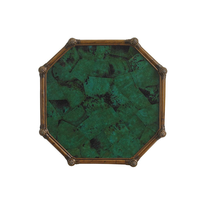 Flamingo Octagonal End Table - Caribbean Sunset