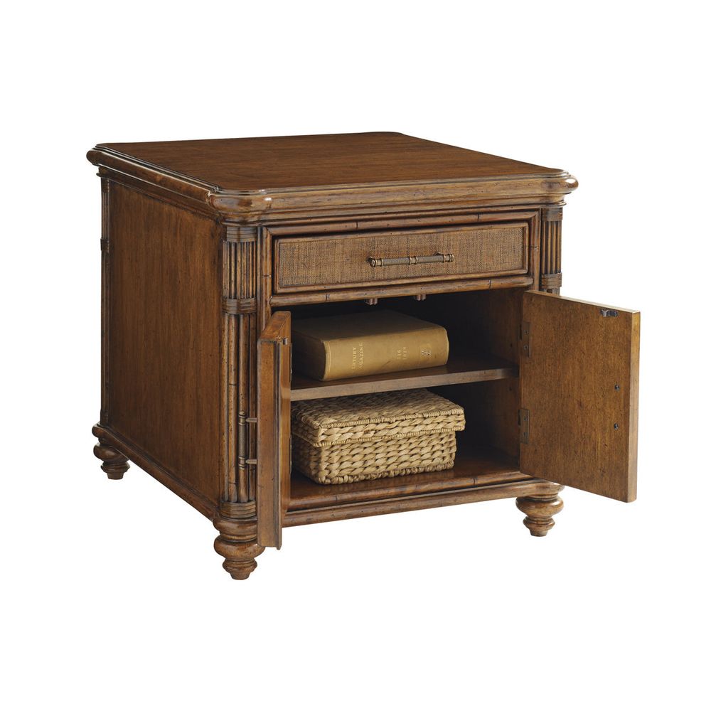 Side Tables Mariner Storage End Table - Caribbean Sunset