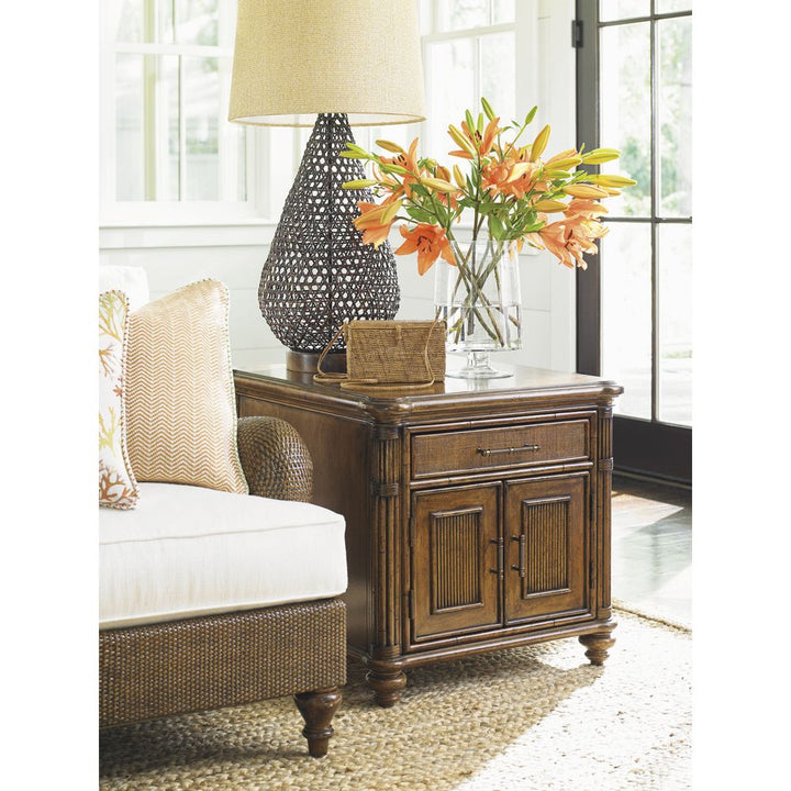 Side Tables Mariner Storage End Table - Caribbean Sunset