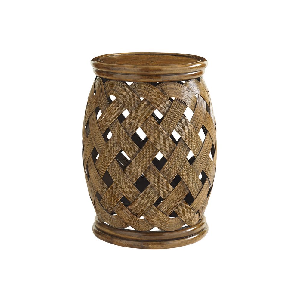 Side Tables Hibiscus Round Accent Table - Caribbean Sunset