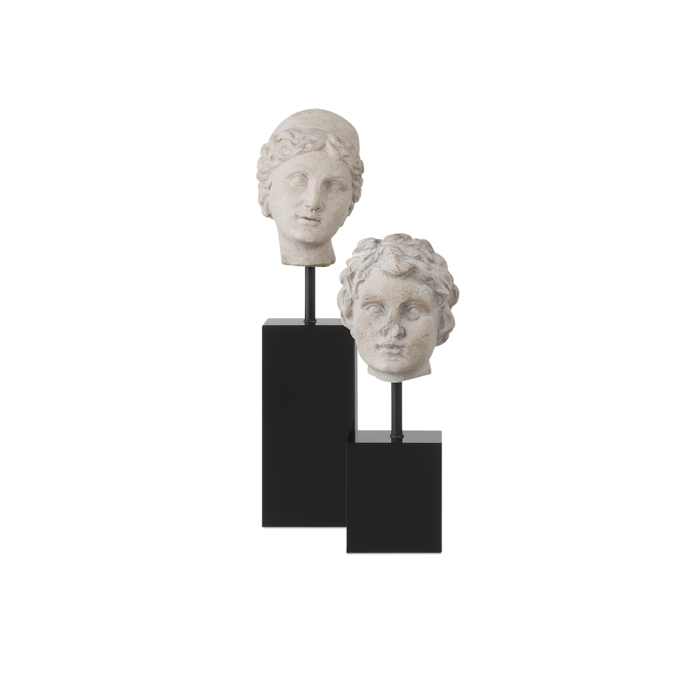 Decorative Objects Venus Head on Stand Set of 2