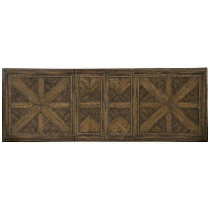 Bandera 86in Table w/2-18in Leaves-Hooker-HOOKER-5960-75200-BRN-Dining Tables-2-France and Son