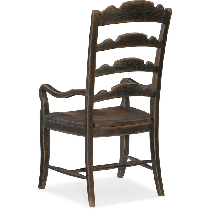 Twin Sisters Ladderback Arm Chair