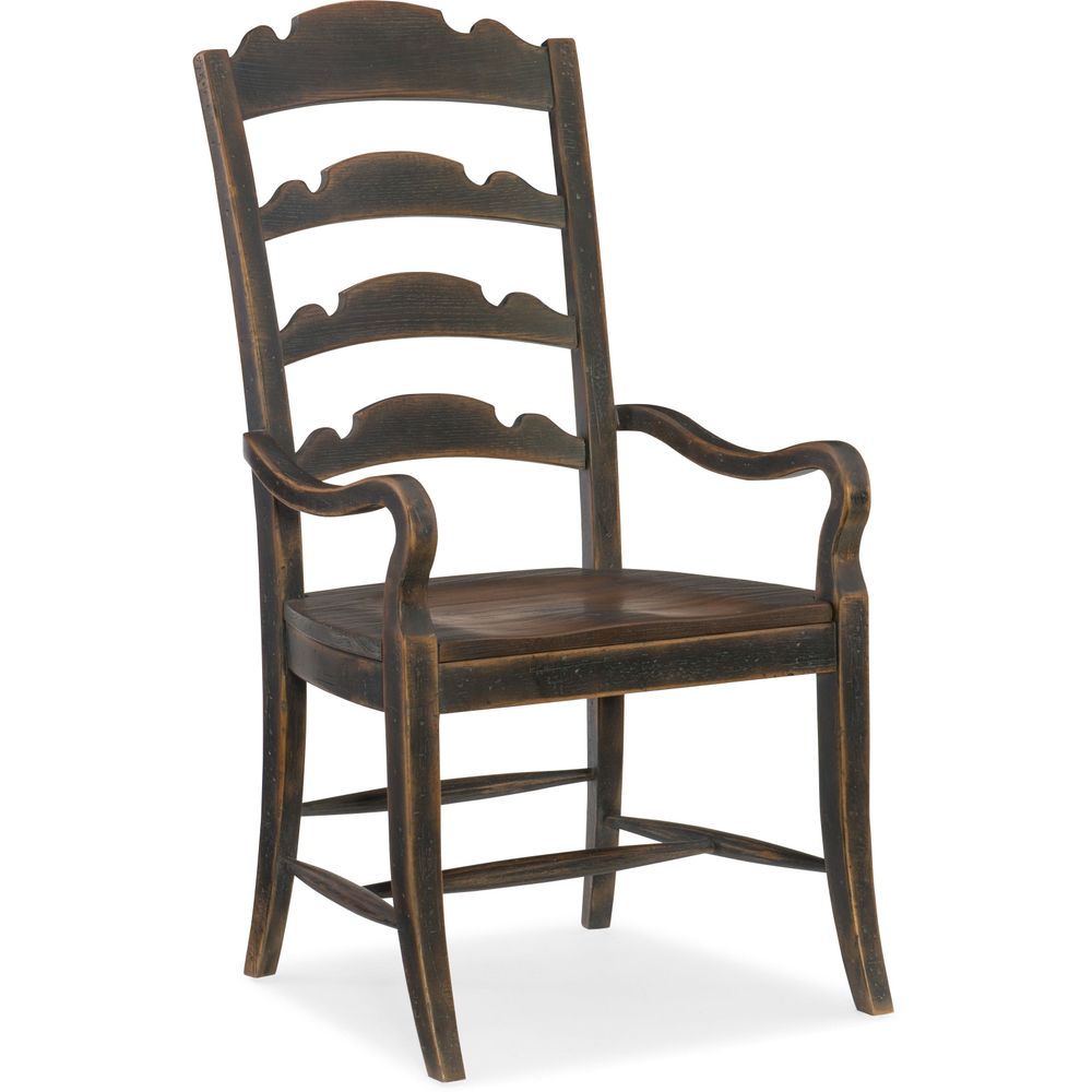 Dining Chairs Twin Sisters Ladderback Arm Chair