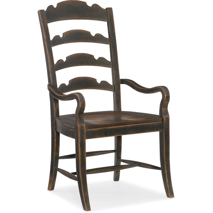 Dining Chairs Twin Sisters Ladderback Arm Chair