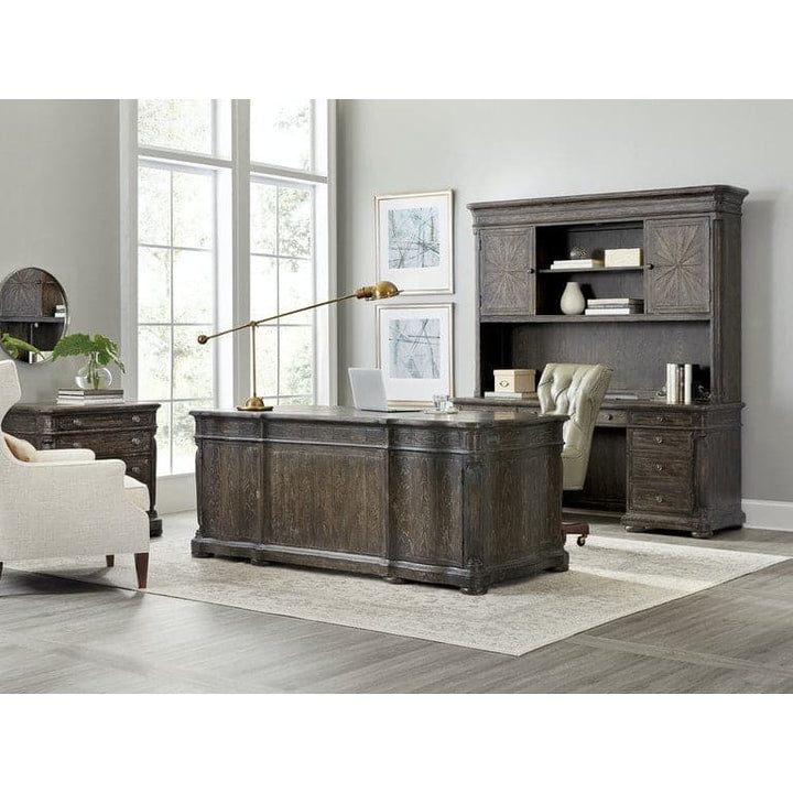 Executive Desk-Hooker-HOOKER-5961-10562-89-DesksDark Wood-2-France and Son