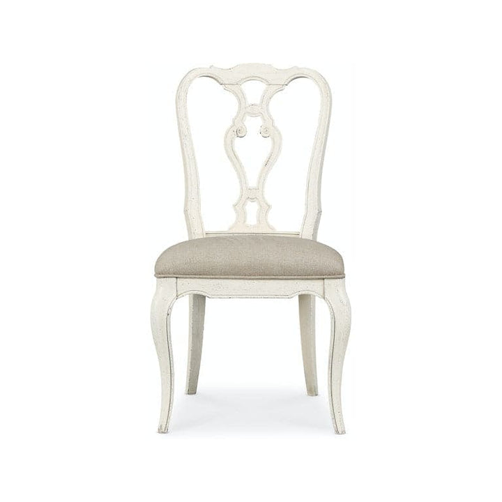 Traditions Wood Back Side Chair-Hooker-HOOKER-5961-75410-02-Dining ChairsWhite-6-France and Son