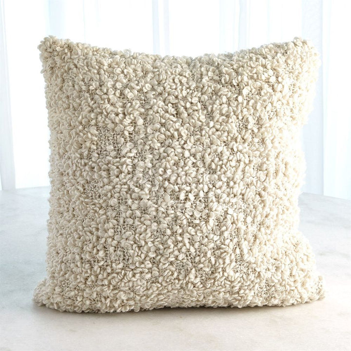 Pillows Textured Boucle Pillow-Natural