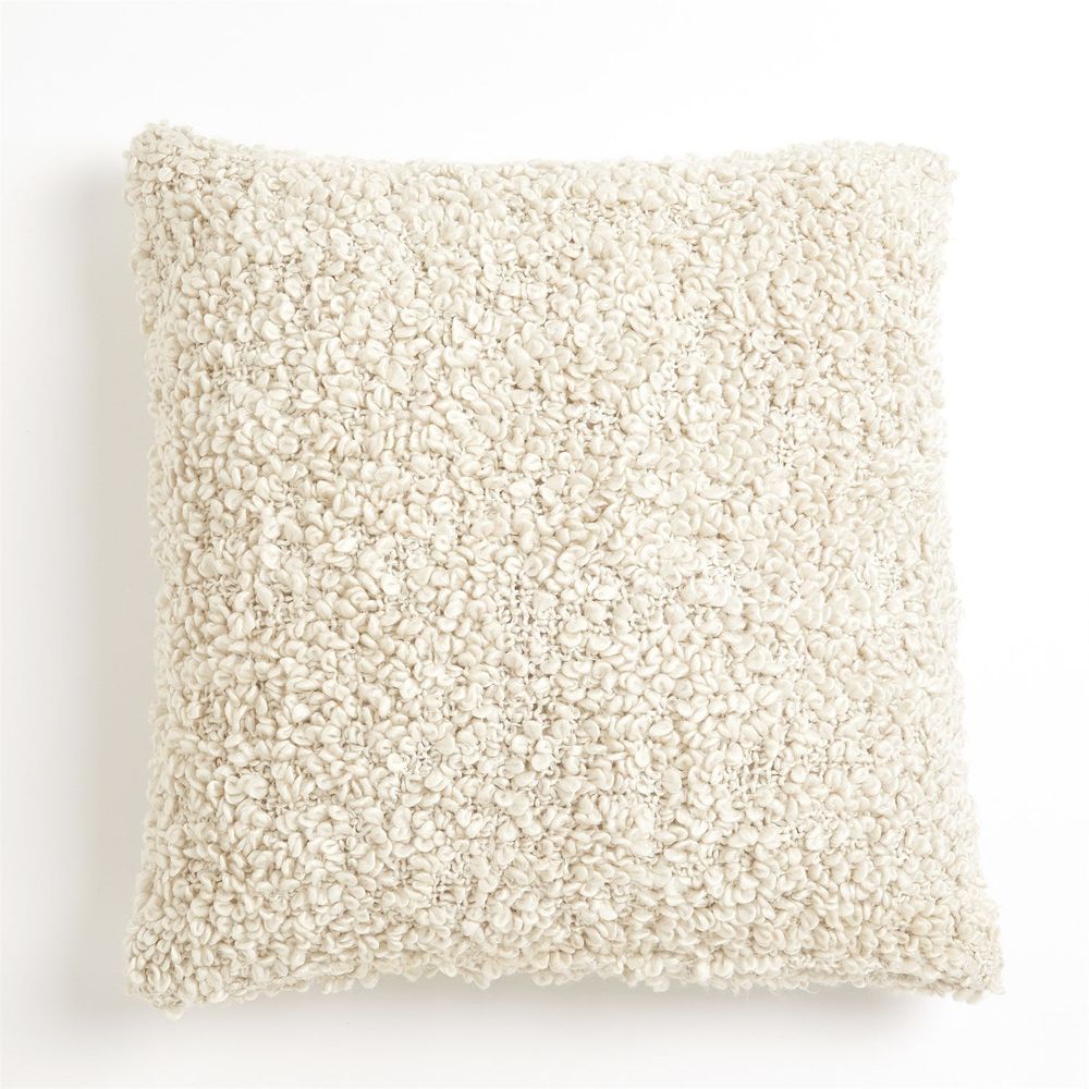 Pillows Textured Boucle Pillow-Natural