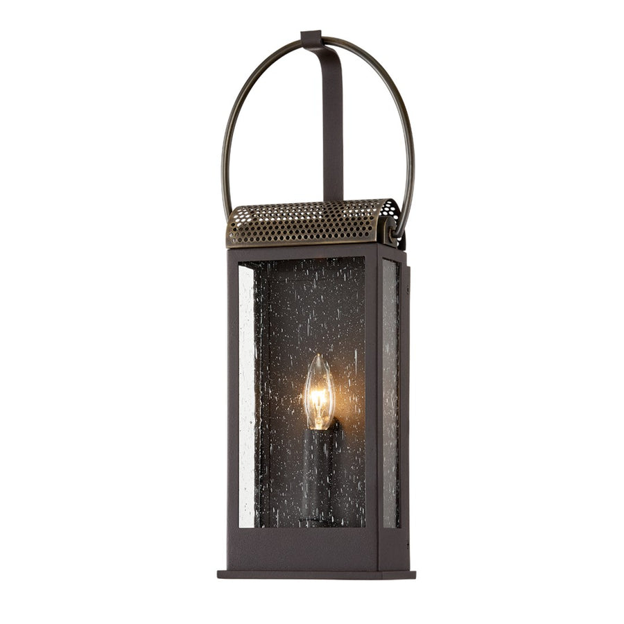 Holmes Wall Sconce-Troy Lighting-TROY-B7423-HZ/BR-2-Outdoor Wall SconcesBronze & Brass-2-France and Son