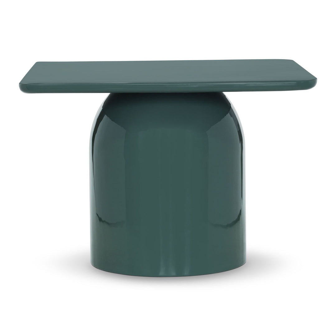URBIA-ISN-ALESSIA-CT-17OG Alessia Enamel Coffee Table 16.5" / Obsidian Green