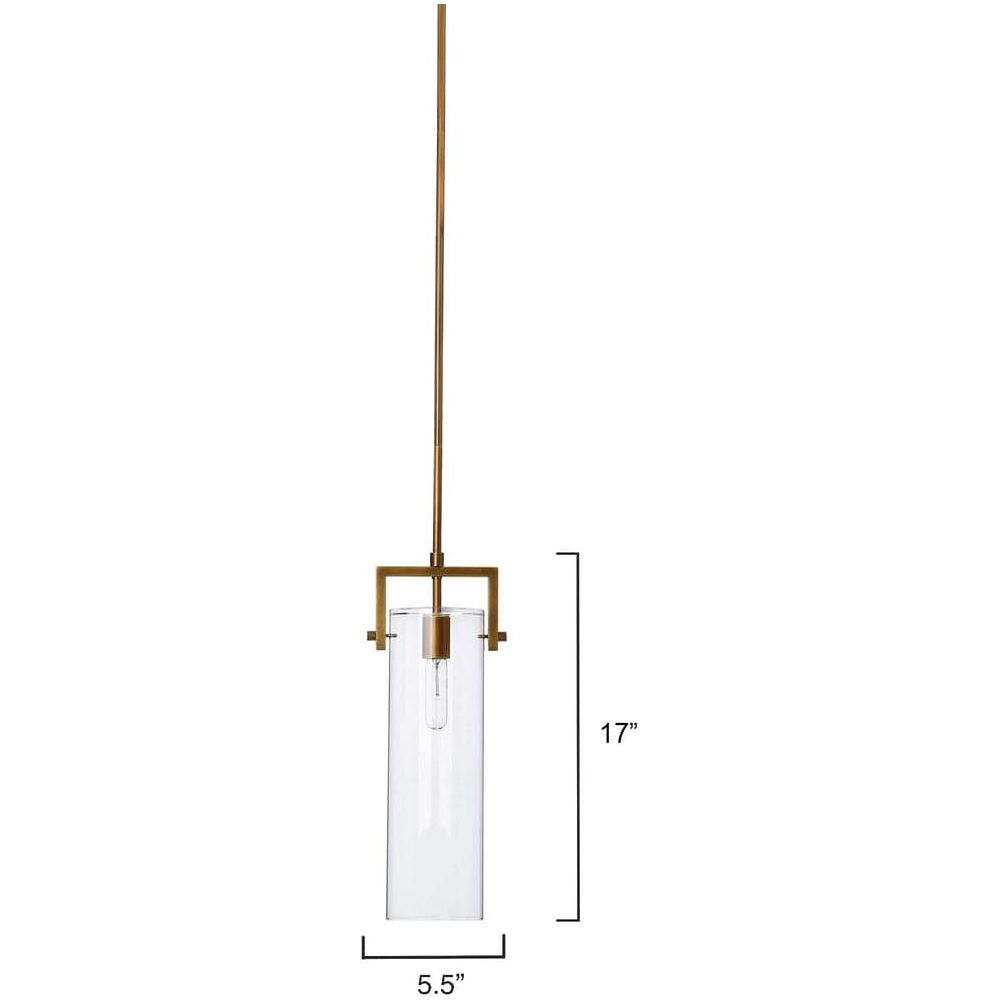 Cambrai Brass & Glass Pendant-Jamie Young-JAMIEYO-5CAMB-LGBR-PendantsLarge-7-France and Son