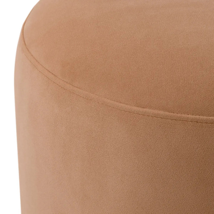 Dining Stool Greer Savona Camel Brushed Brass Finish - image 5