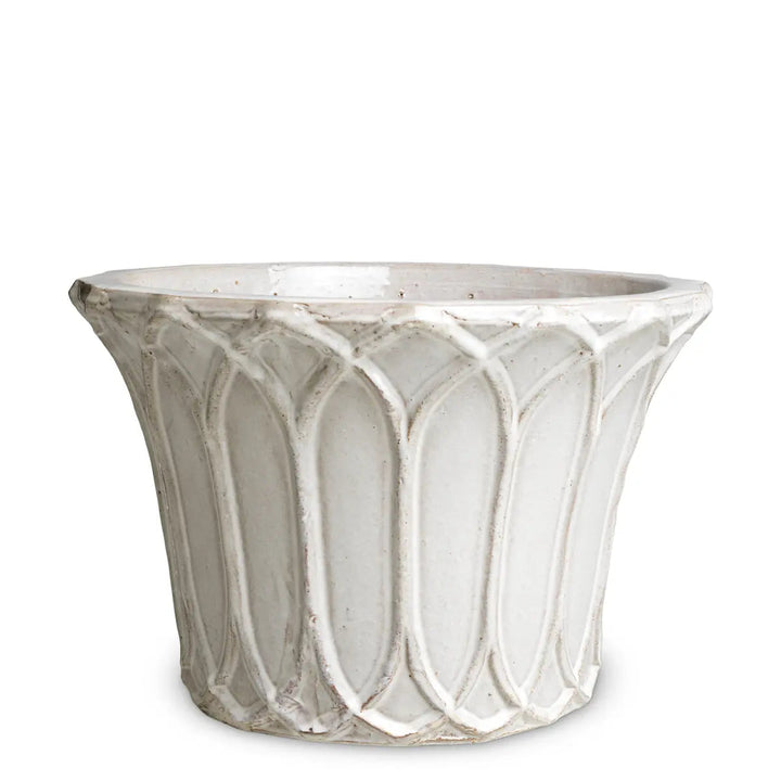 Outdoor Planter Iverson Light Grey Finish Set Of 2 - image 5